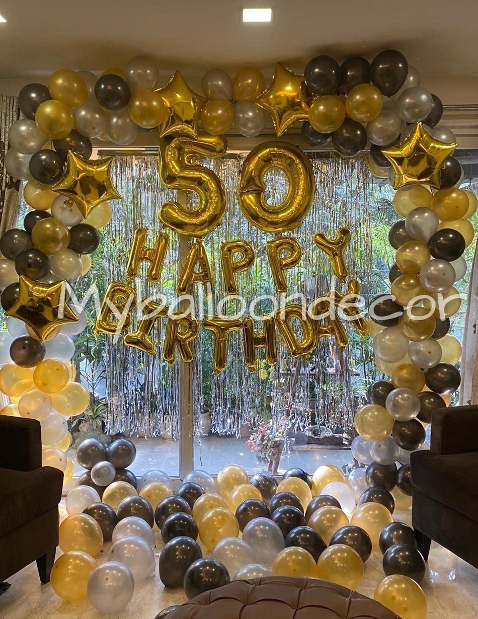 Elegant Balloon  Birthday Decor